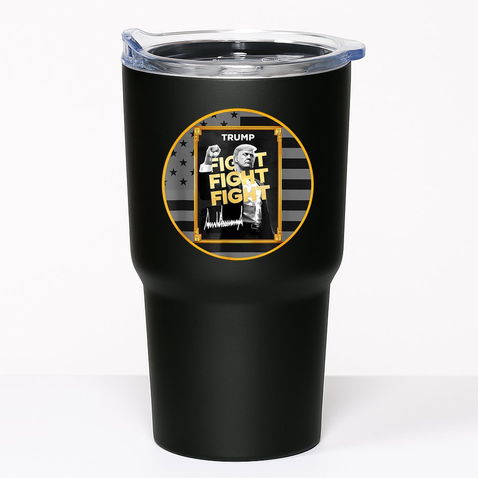 Funny Trump Fight Meme Coin Crypto President Tumbler