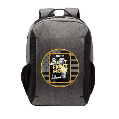 Funny Trump Fight Meme Coin Crypto President Vector Backpack