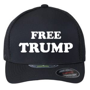 Free Trump, Free Donald Trump 2024 Flexfit Unipanel Trucker Cap