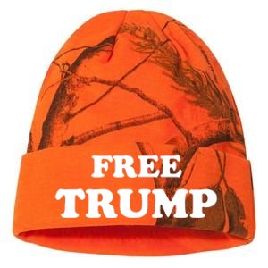 Free Trump, Free Donald Trump 2024 Kati Licensed 12" Camo Beanie