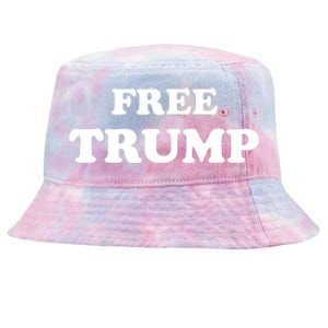 Free Trump, Free Donald Trump 2024 Tie-Dyed Bucket Hat