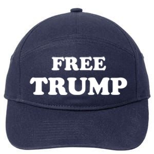 Free Trump, Free Donald Trump 2024 7-Panel Snapback Hat