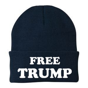 Free Trump, Free Donald Trump 2024 Knit Cap Winter Beanie