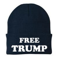 Free Trump, Free Donald Trump 2024 Knit Cap Winter Beanie