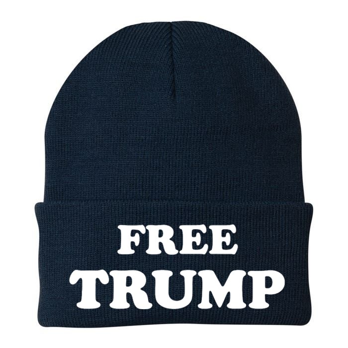 Free Trump, Free Donald Trump 2024 Knit Cap Winter Beanie