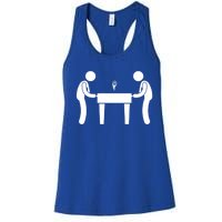 Football Table Football Buddies FatherS Day Birthday Gift Women's Racerback Tank