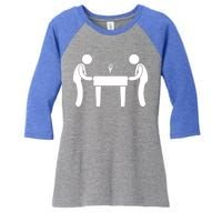 Football Table Football Buddies FatherS Day Birthday Gift Women's Tri-Blend 3/4-Sleeve Raglan Shirt