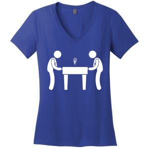 Football Table Football Buddies FatherS Day Birthday Gift Women's V-Neck T-Shirt