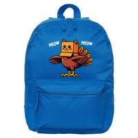 Funny Turkey Face To Celebrate Thanksgiving Gift 16 in Basic Backpack