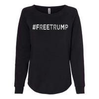 Free Trump Free Donald Trump 2024 Womens California Wash Sweatshirt