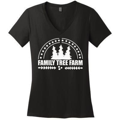 Family Tree Farm Women's V-Neck T-Shirt