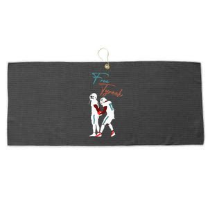 Free Tyreek Large Microfiber Waffle Golf Towel