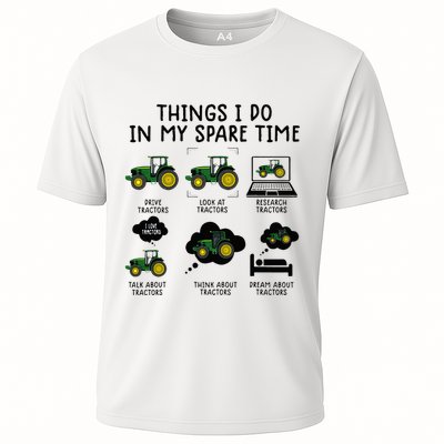 Funny Tractor Farming Performance Shirt