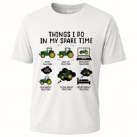 Funny Tractor Farming Performance Shirt