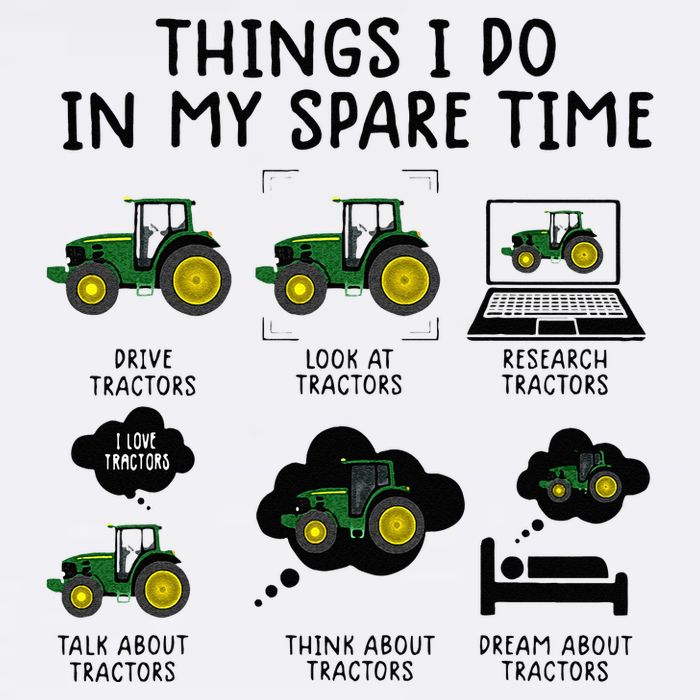 Funny Tractor Farming Performance Shirt