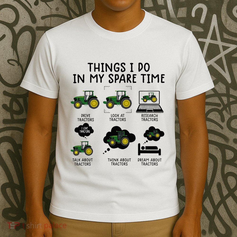 Funny Tractor Farming T-Shirt