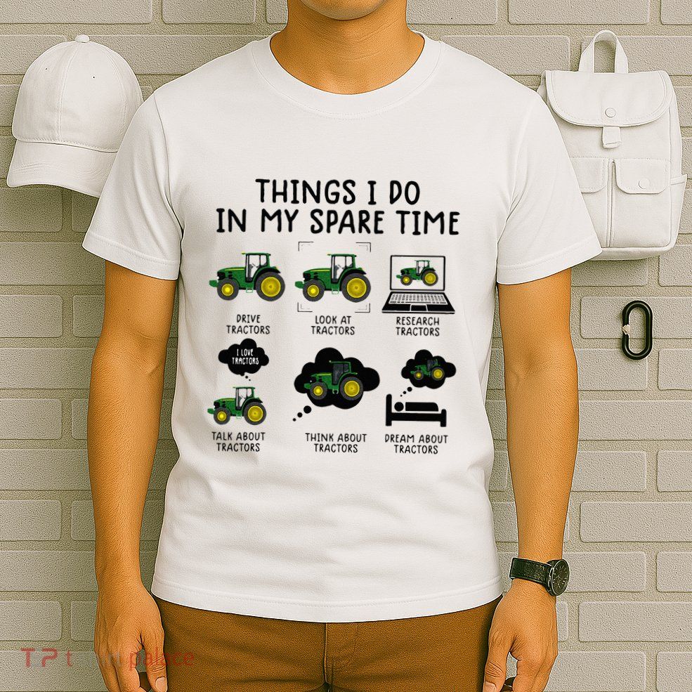 Funny Tractor Farming T-Shirt