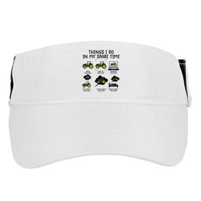 Funny Tractor Farming Adult Drive Performance Visor