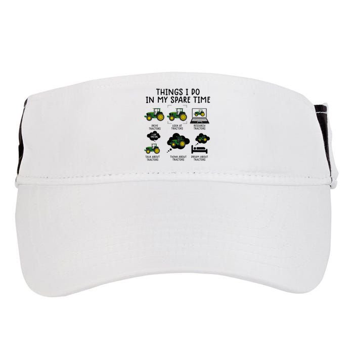 Funny Tractor Farming Adult Drive Performance Visor