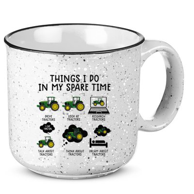 Funny Tractor Farming 15oz Campfire Ceramic Mug