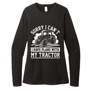 Farm Tractors Farming Truck Enthusiast Saying Outfit Womens CVC Long Sleeve Shirt