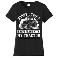 Farm Tractors Farming Truck Enthusiast Saying Outfit Women's T-Shirt