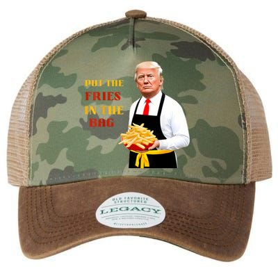 Funny Trump Fast Food Put The Fries In The Bag 2024 Legacy Tie Dye Trucker Hat