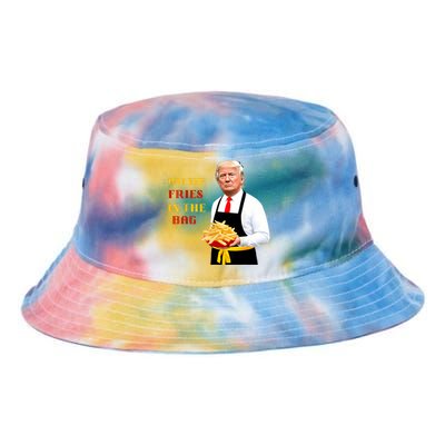 Funny Trump Fast Food Put The Fries In The Bag 2024 Tie Dye Newport Bucket Hat