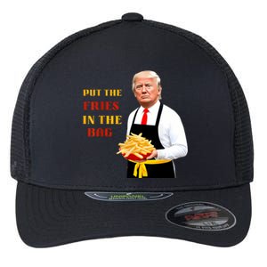 Funny Trump Fast Food Put The Fries In The Bag 2024 Flexfit Unipanel Trucker Cap