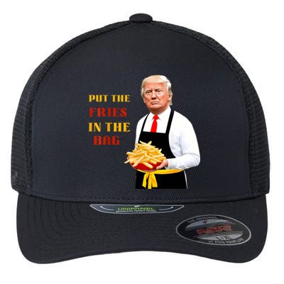 Funny Trump Fast Food Put The Fries In The Bag 2024 Flexfit Unipanel Trucker Cap