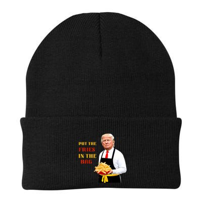 Funny Trump Fast Food Put The Fries In The Bag 2024 Beanie