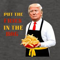 Funny Trump Fast Food Put The Fries In The Bag 2024 Vector Backpack