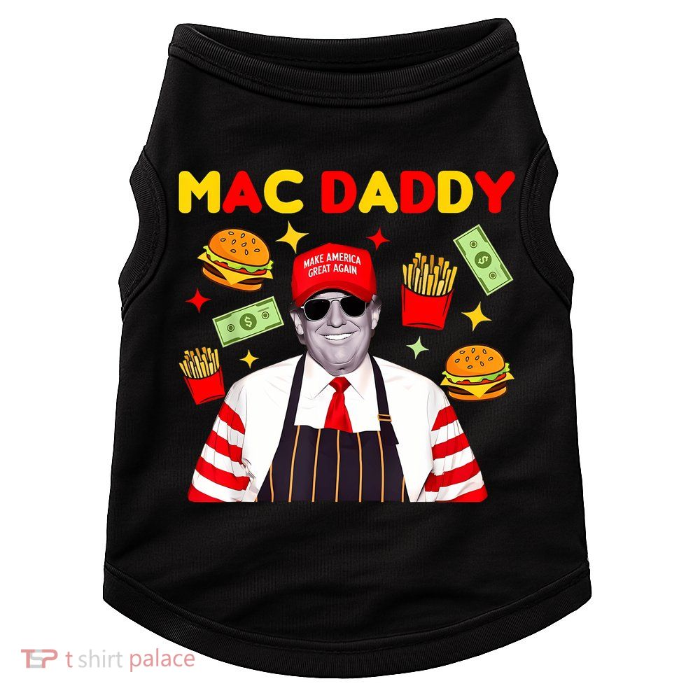 Funny Trump Fries Making Fries Mac Daddy Doggie Tank