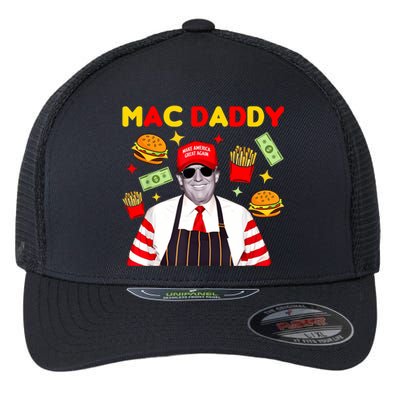 Funny Trump Fries Making Fries Mac Daddy Flexfit Unipanel Trucker Cap