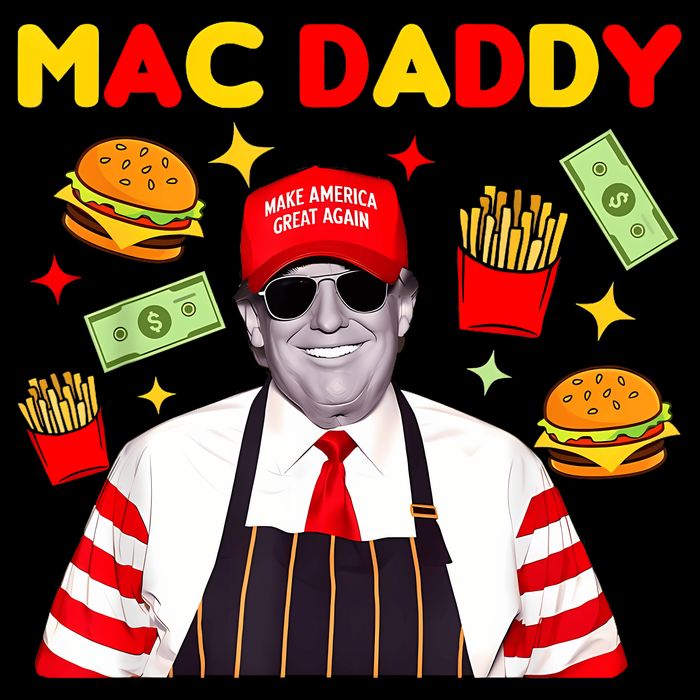 Funny Trump Fries Making Fries Mac Daddy Hoodie