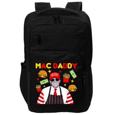 Funny Trump Fries Making Fries Mac Daddy Impact Tech Backpack