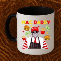 Funny Trump Fries Making Fries Mac Daddy Mug