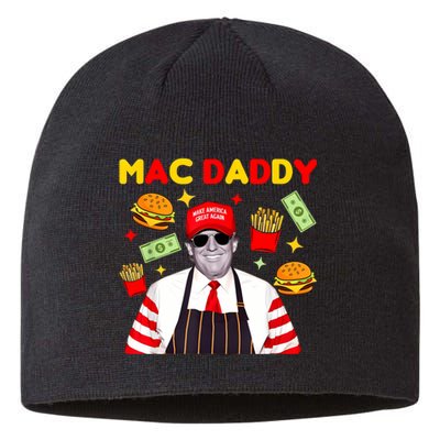 Funny Trump Fries Making Fries Mac Daddy Sustainable Beanie