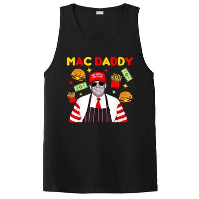 Funny Trump Fries Making Fries Mac Daddy PosiCharge Competitor Tank