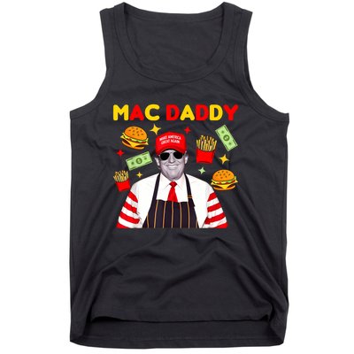 Funny Trump Fries Making Fries Mac Daddy Tank Top