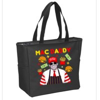 Funny Trump Fries Making Fries Mac Daddy Zip Tote Bag