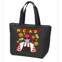 Funny Trump Fries Making Fries Mac Daddy Zip Tote Bag