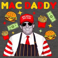 Funny Trump Fries Making Fries Mac Daddy Vector Backpack