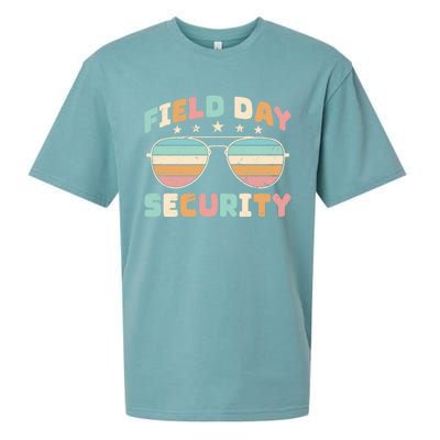 Funny Teacher Field Day Security Gift Sueded Cloud Jersey T-Shirt