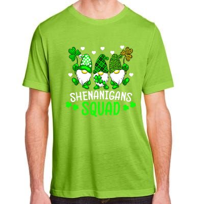 Funny Time For Shenanigans Squad St Patrick's Day Gnomes Adult ChromaSoft Performance T-Shirt