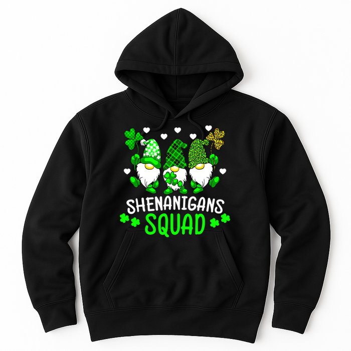 Funny Time For Shenanigans Squad St Patrick's Day Gnomes Hoodie