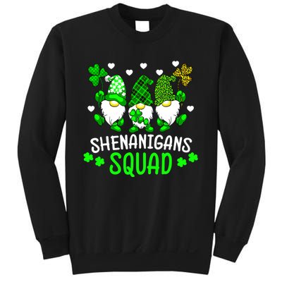 Funny Time For Shenanigans Squad St Patrick's Day Gnomes Sweatshirt