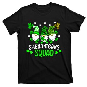 Funny Time For Shenanigans Squad St Patrick's Day Gnomes T-Shirt