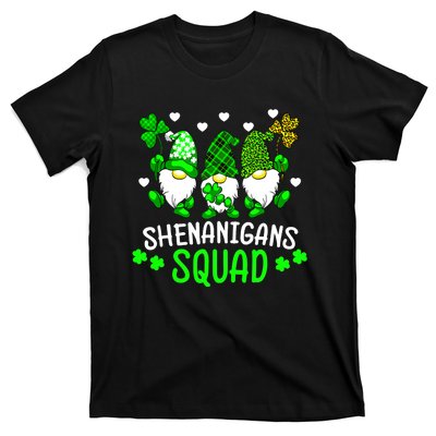 Funny Time For Shenanigans Squad St Patrick's Day Gnomes T-Shirt