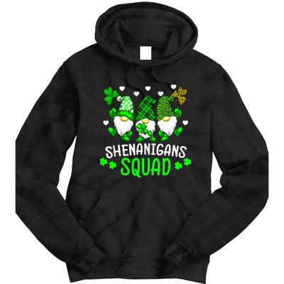 Funny Time For Shenanigans Squad St Patrick's Day Gnomes Tie Dye Hoodie